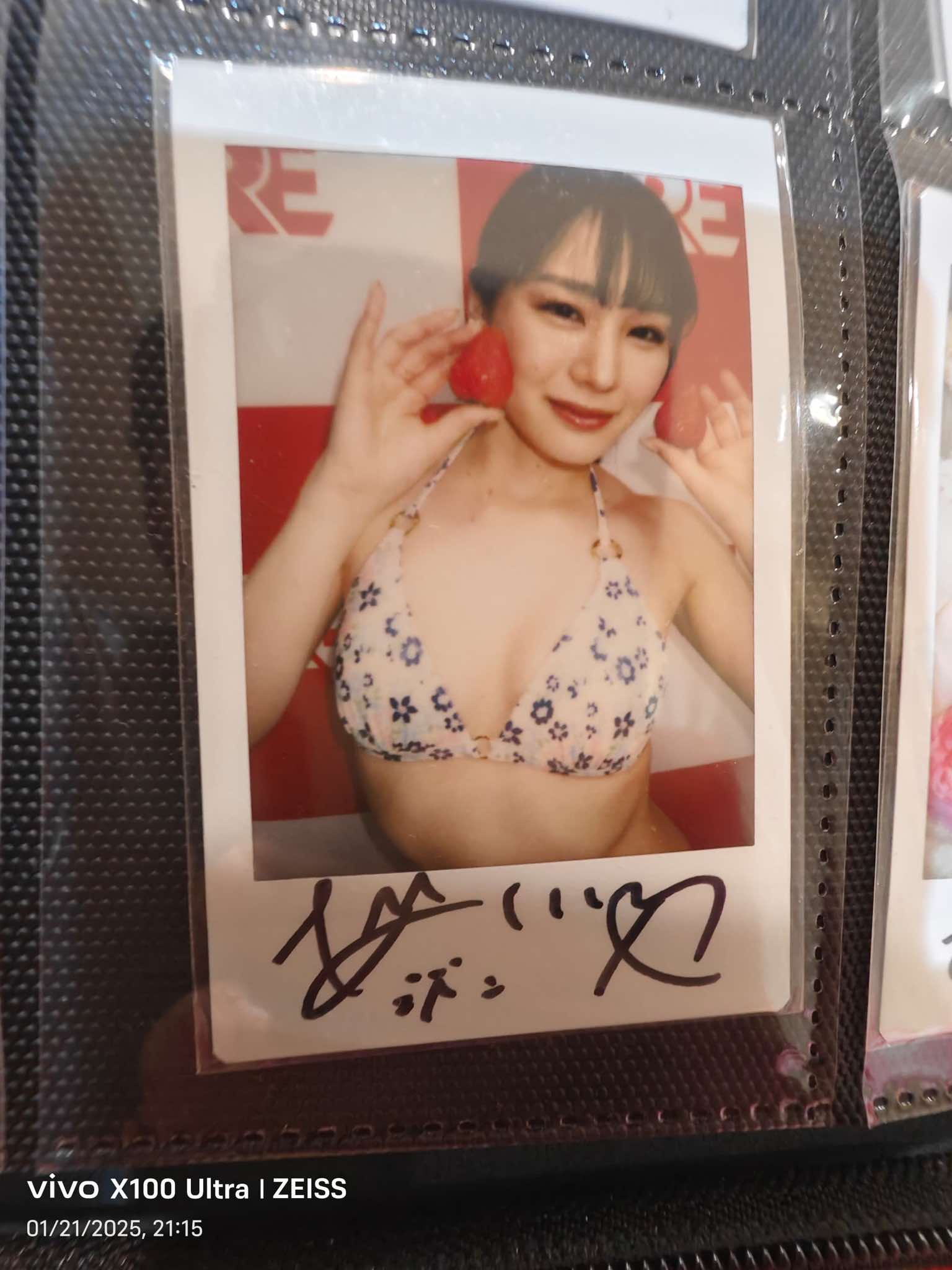 鈴村あいり簽名拍立得 Airi Suzumura Autographed Cheki Photo TRE2024