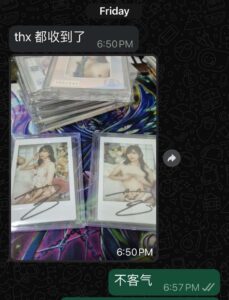 client feedback polaroid cheki