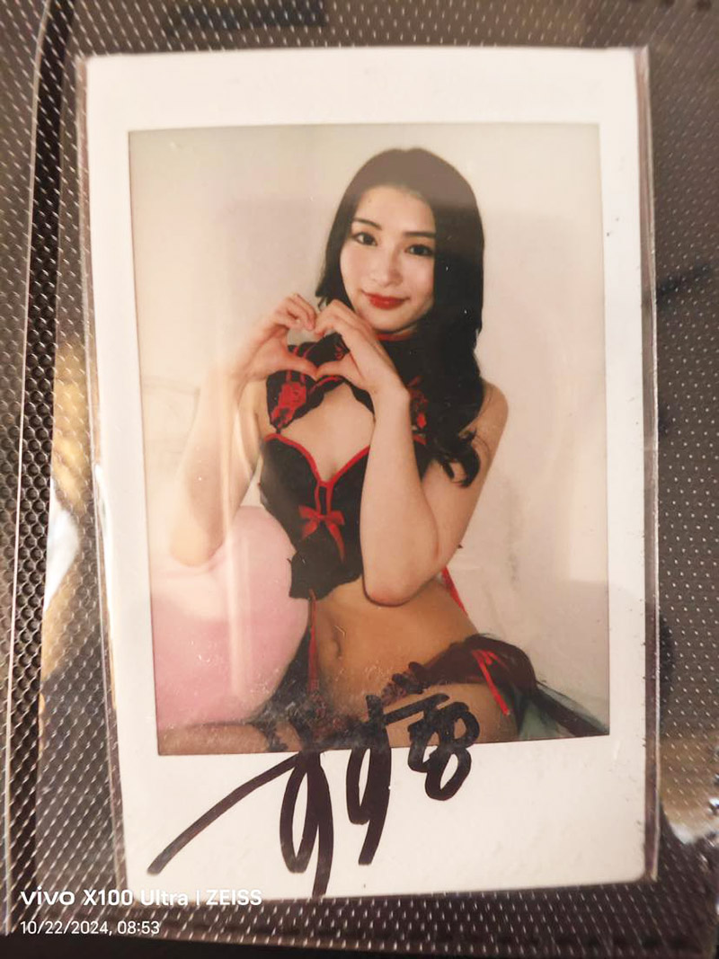 本庄鈴簽名拍立得 Suzu Honjo Autographed Cheki Photo TRE2023