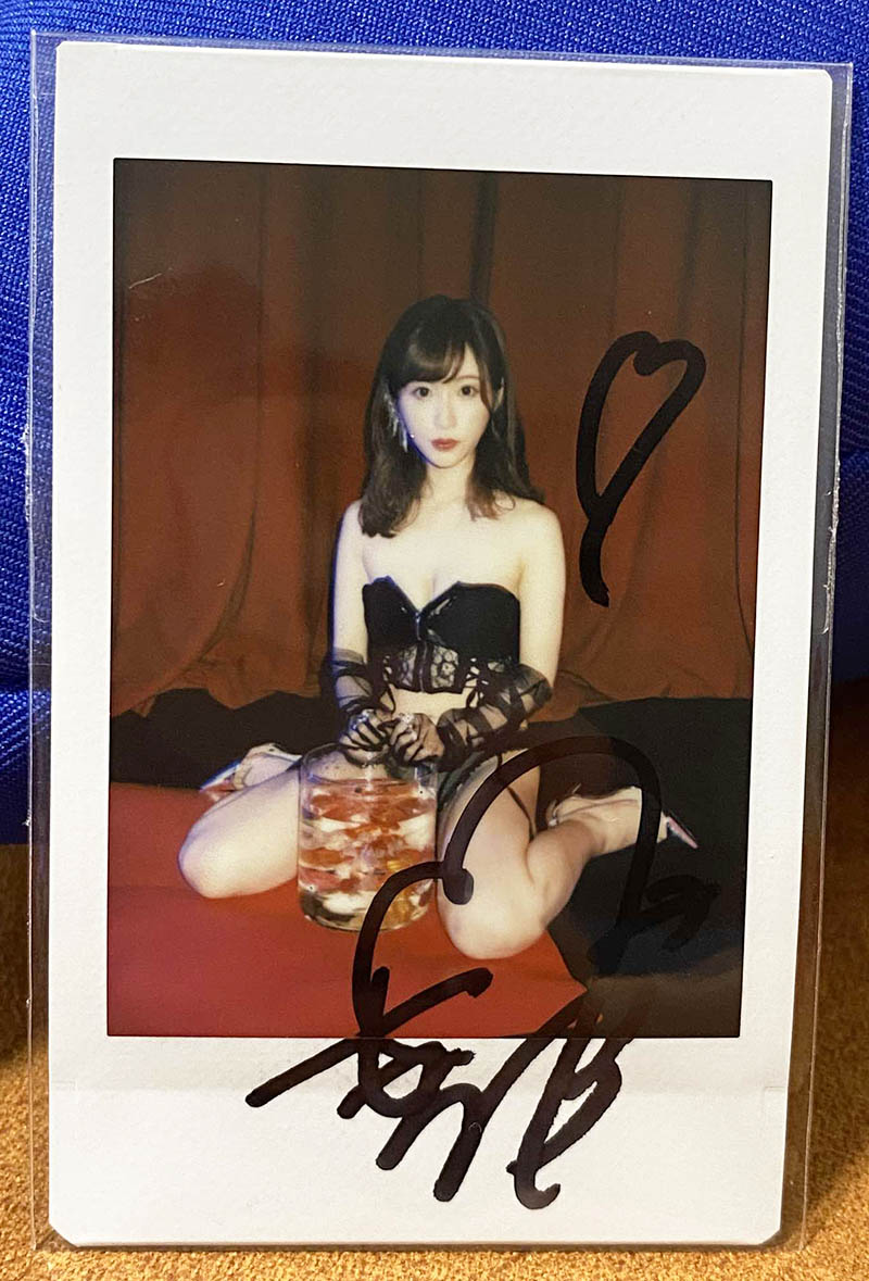 天使もえ簽名拍立得 Moe Amatsuka Autographed Cheki Photo