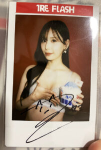 明里つむぎ簽名拍立得 Akari Tsumugi Autographed Cheki Photo TRE2025