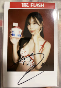 明里つむぎ簽名拍立得 Akari Tsumugi Autographed Cheki Photo TRE2025